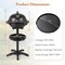 16" Freestanding Electric BBQ Grill 1200W with Aluminum Plate and Adjustable Temp 356-518°F